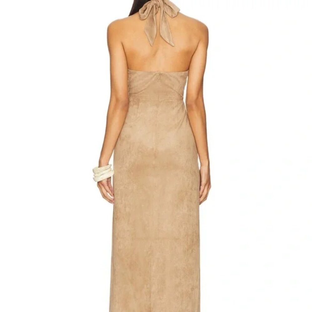 Ronny Kobo Collection Tan Maxi Dress - Picture 3 of 15